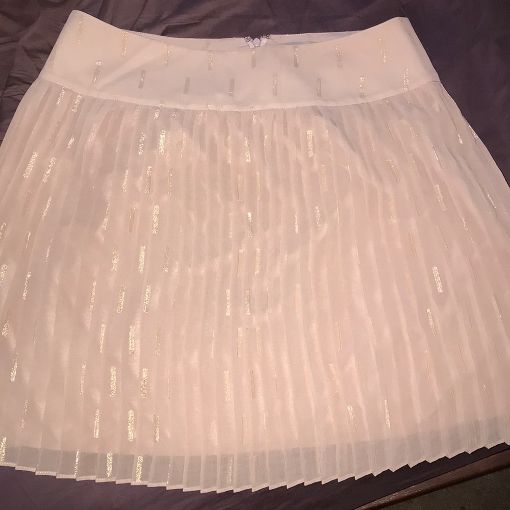 Fun & Flirty Ann Taylor LOFT Pleated Skirt